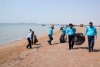 پاکسازی ساحل بوستانو توسط پولادمردان فولاد کاوه جنوب کیش